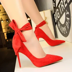 Escarpin Lotus Rouge