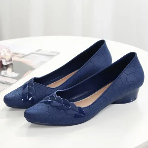 Escarpin Ecaille Bleu ou Rose ou Noir