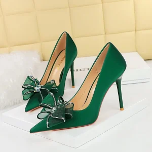 Escarpin Western Vert